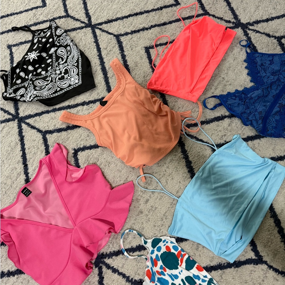 Colorful Assorted SHEIN Crop Tops